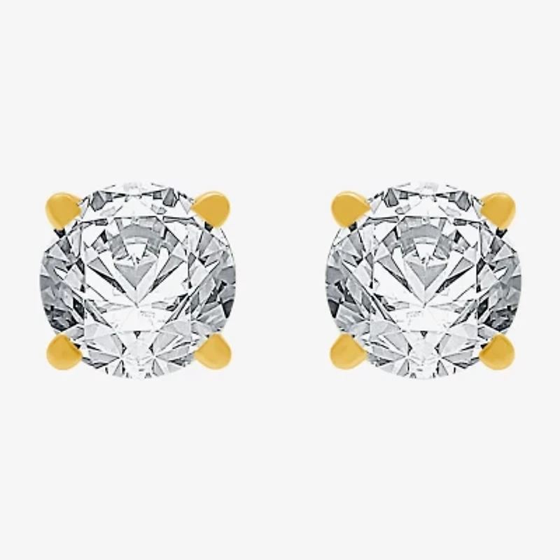 Ever Star 5/8 CT. T.W. Lab-Grown (G / SI1-SI2) Diamond Round Stud Earrings 10K or 14K Gold
