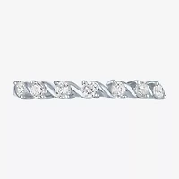(G-H / I1-I2) Womens 1/4 CT. T.W. Lab Grown White Diamond 10K Gold Band