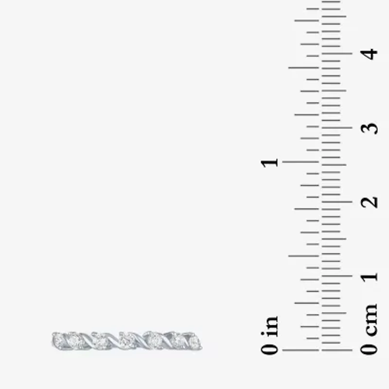 (G-H / I1-I2) Womens 1/4 CT. T.W. Lab Grown White Diamond 10K Gold Band