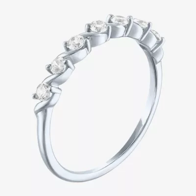 (G-H / I1-I2) Womens 1/4 CT. T.W. Lab Grown White Diamond 10K Gold Band