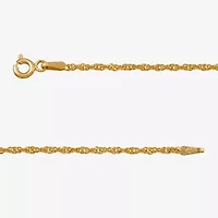 Made in Italy Womens 24K Gold Over Silver 24 Inch Singapore Chain Necklace