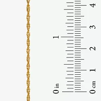 Made in Italy Womens 24K Gold Over Silver 24 Inch Singapore Chain Necklace