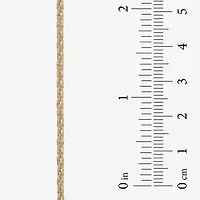 Made in Italy Womens 24K Gold Over Silver 24 Inch Link Chain Necklace