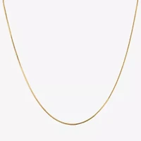 Made in Italy Womens 24K Gold Over Silver 16 Inch Snake Chain Necklace