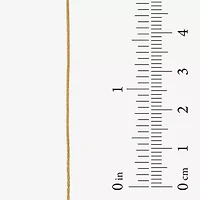 Made in Italy Womens 24K Gold Over Silver 18 Inch Fashion Chain Necklace