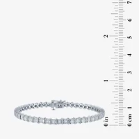 (G-H/ I1-I2) Womens 1/2 CT. T.W. Lab Grown White Diamond Sterling Silver 7.25 Inch Tennis Bracelet
