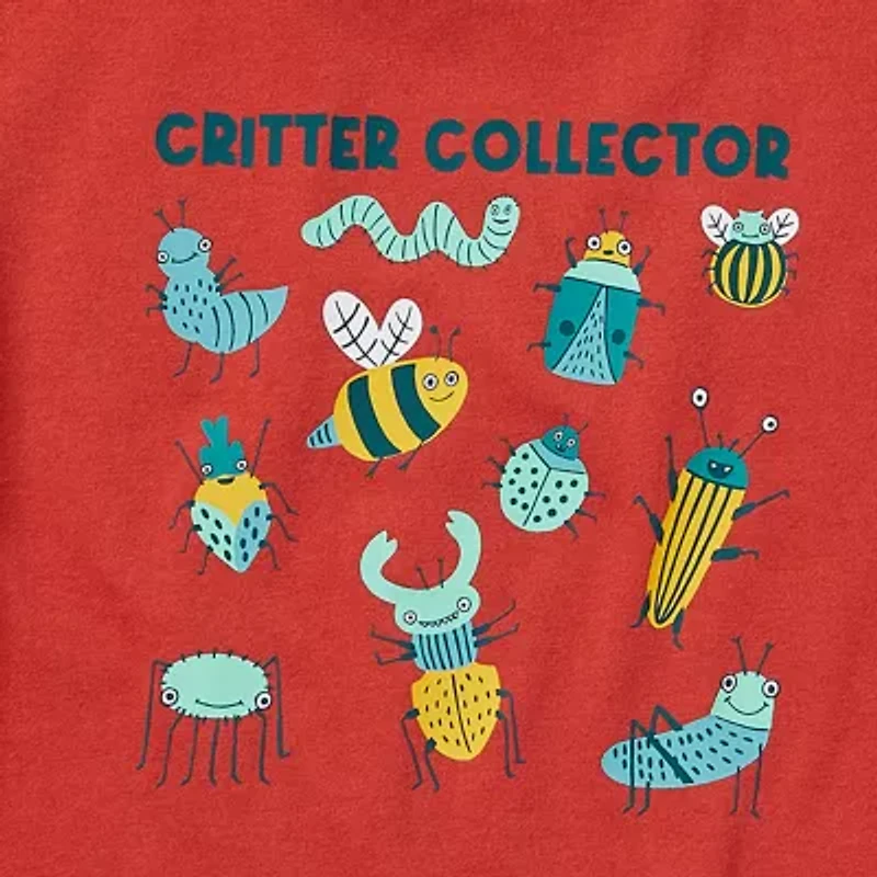 Okie Dokie Toddler & Little Boys Crew Neck Short Sleeve Regular Fit Graphic T-Shirt