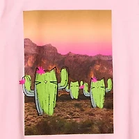 Thereabouts Little & Big Kid Girls Round Neck Short Sleeve Regular Fit Graphic T-Shirt