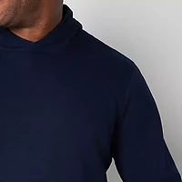 Xersion Quick Dry Cotton Fleece Mens Long Sleeve Fleece Active Big and Tall Hoodie