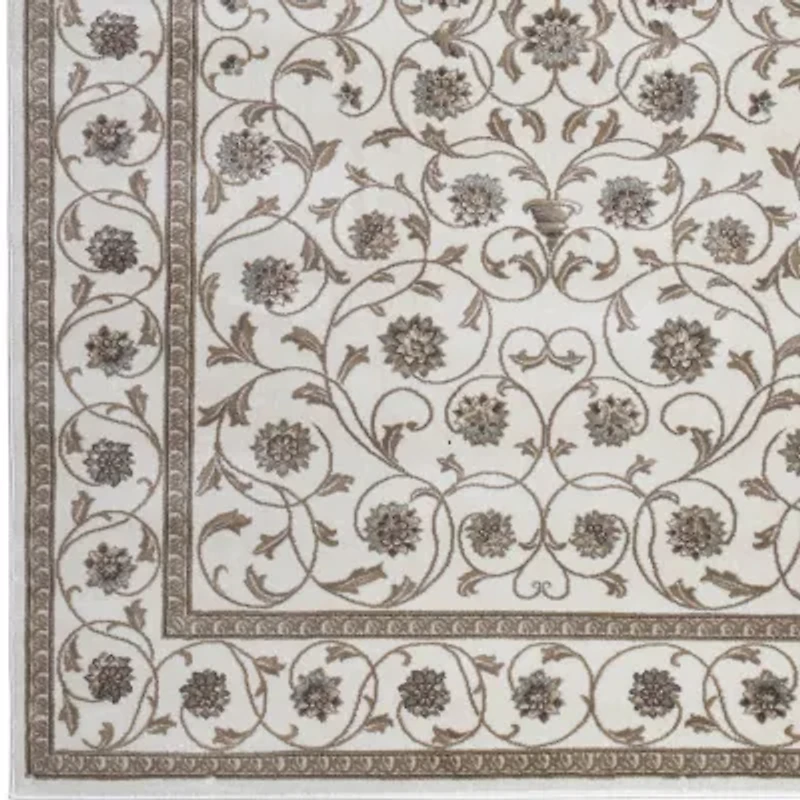 Radici Pisa Arabesque Traditional Oriental Indoor Round Area Rug