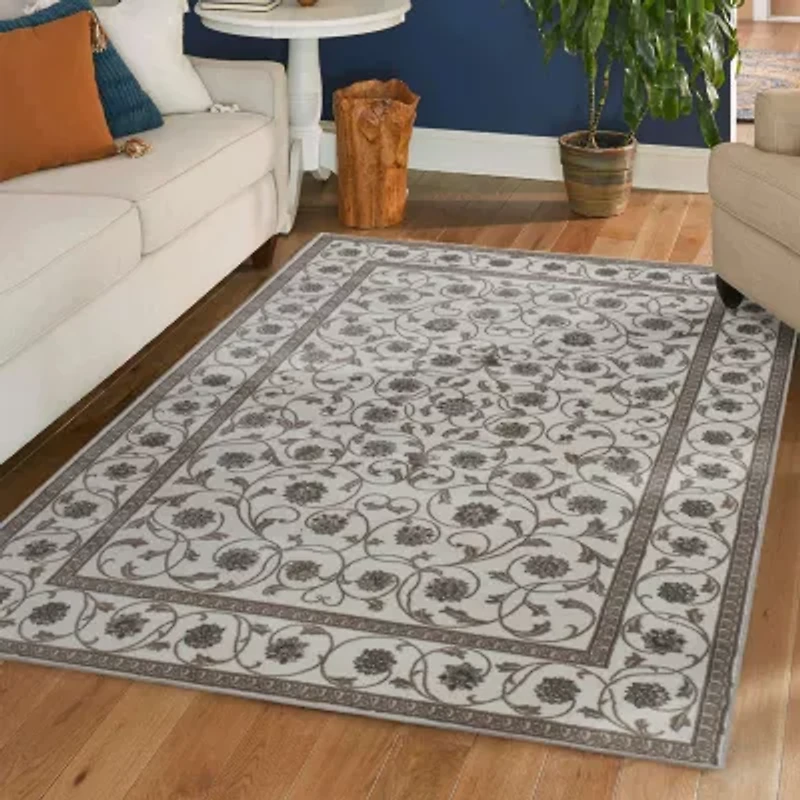 Radici Pisa Arabesque Traditional Oriental Indoor Rectangular Area Rug