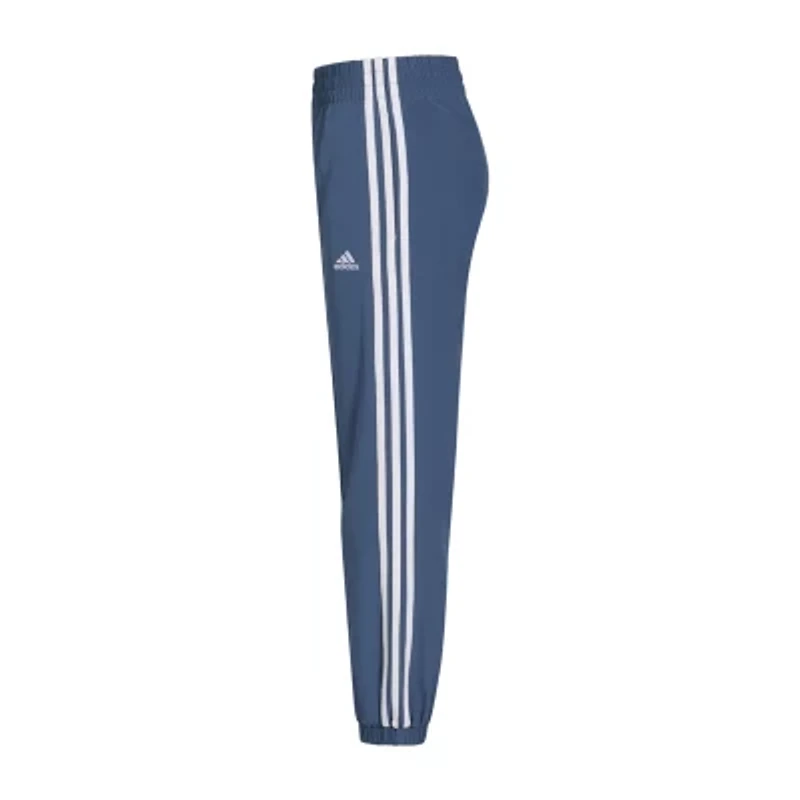 adidas Big Kid Girls Mid Rise Cuffed Drawstring Pant