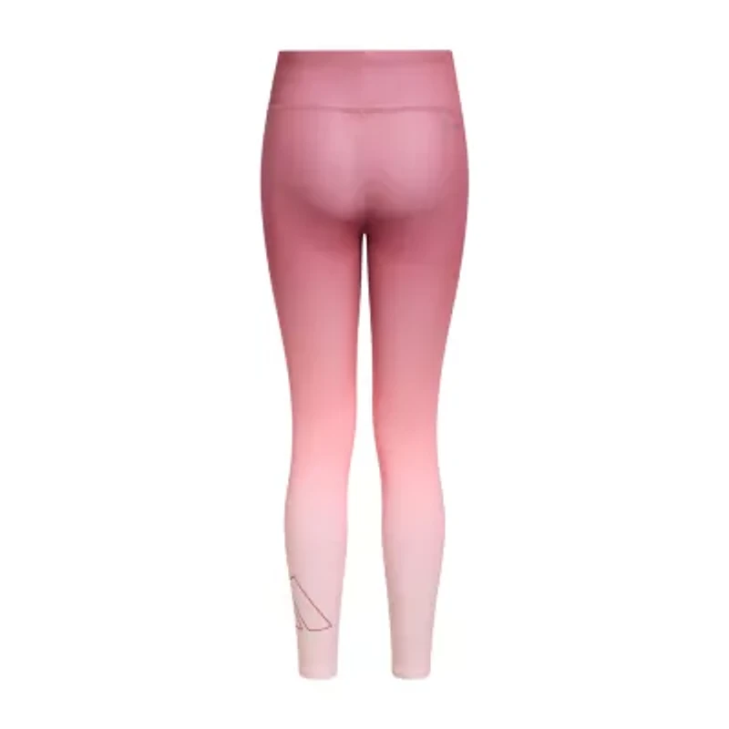 adidas Big Kid Girls Quick Dry Mid Rise 24" Active Full Length Leggings