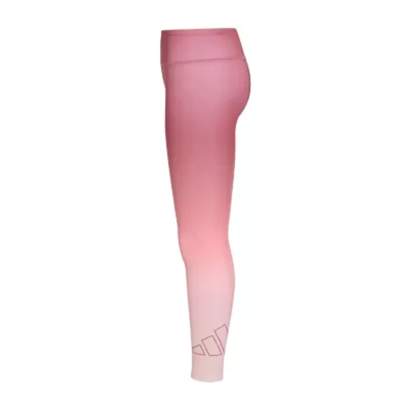 adidas Big Kid Girls Quick Dry Mid Rise 24" Active Full Length Leggings
