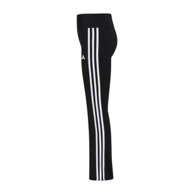 adidas Big Kid Girls Comfort Waistband Cuffed Mid Rise Regular Fit Flat Front Pant