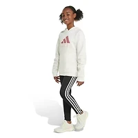 adidas Big Kid Girls Long Sleeve Fleece Active Hoodie