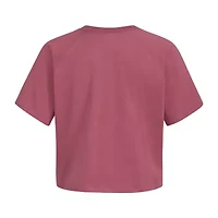adidas Big Kid Girls Crew Neck Short Sleeve Regular Fit Graphic T-Shirt