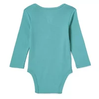 Okie Dokie Baby Unisex Crew Neck Long Sleeve Rib Bodysuit