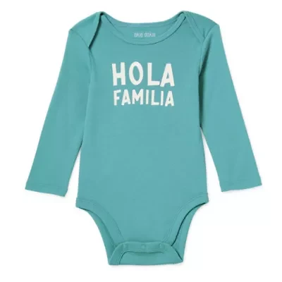 Okie Dokie Baby Unisex Crew Neck Long Sleeve Rib Bodysuit