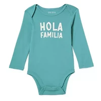 Okie Dokie Baby Unisex Crew Neck Long Sleeve Rib Bodysuit