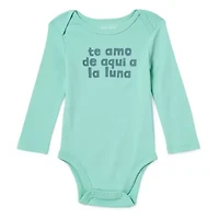 Okie Dokie Baby Unisex Round Neck Long Sleeve Rib Bodysuit