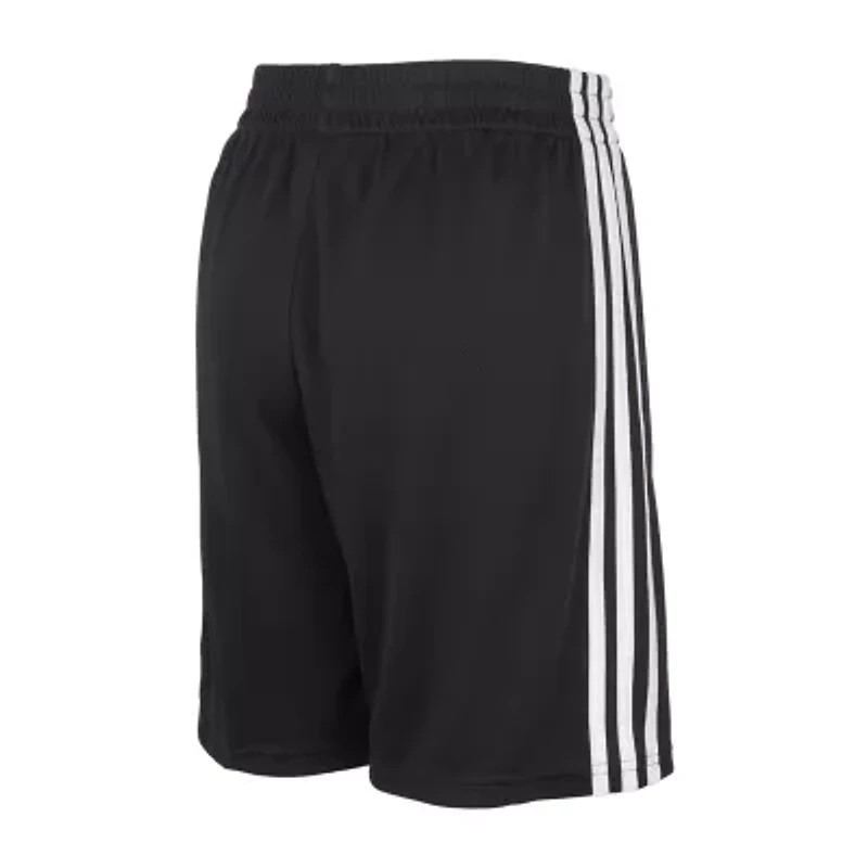 adidas Big Kid Boys Adjustable Waist Mid Rise Knit Pull-On Short