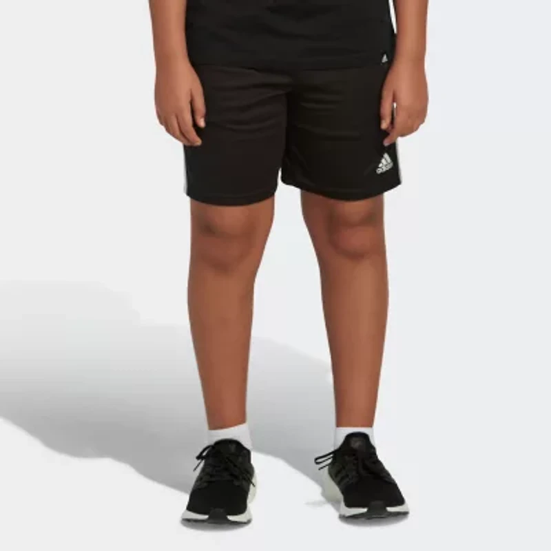 adidas Big Kid Boys Adjustable Waist Mid Rise Knit Pull-On Short