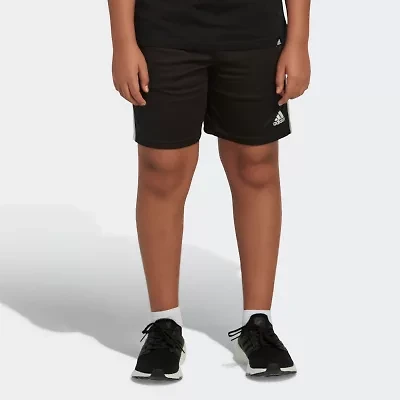 adidas Big Kid Boys Adjustable Waist Mid Rise Knit Pull-On Short