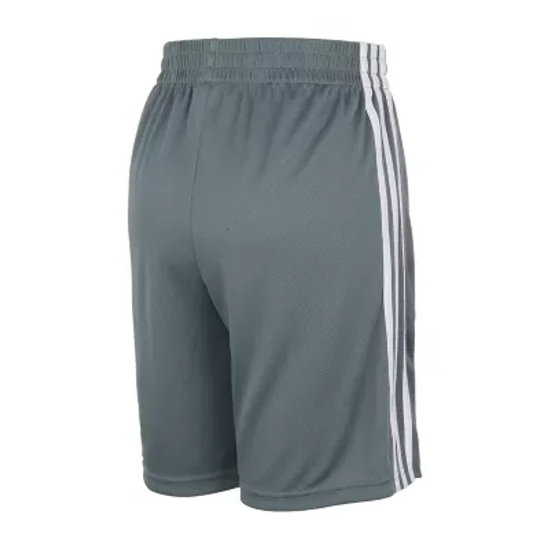 adidas Big Kid Boys Adjustable Waist Mid Rise Knit Pull-On Short