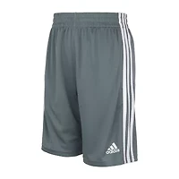 adidas Big Kid Boys Adjustable Waist Mid Rise Knit Pull-On Short