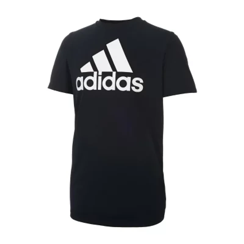 adidas Big Kid Boys Crew Neck Short Sleeve Regular Fit Graphic T-Shirt