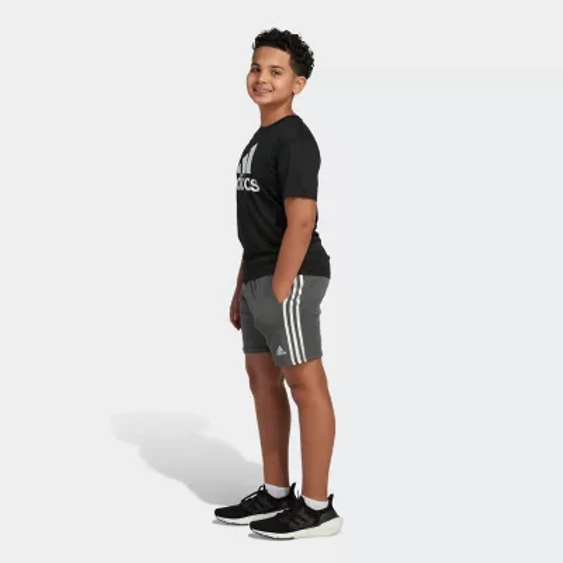 adidas Big Kid Boys Crew Neck Short Sleeve Regular Fit Graphic T-Shirt