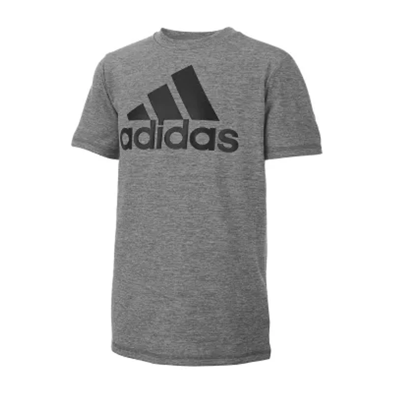 adidas Big Kid Boys Crew Neck Short Sleeve Regular Fit Graphic T-Shirt
