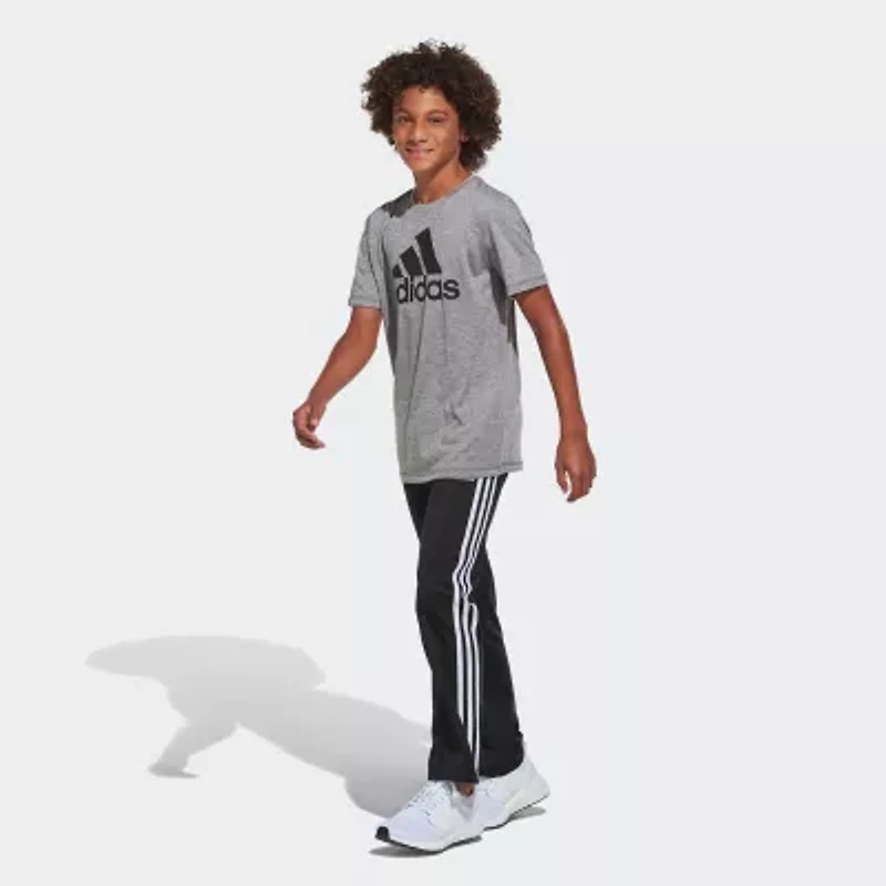 adidas Big Kid Boys Crew Neck Short Sleeve Regular Fit Graphic T-Shirt