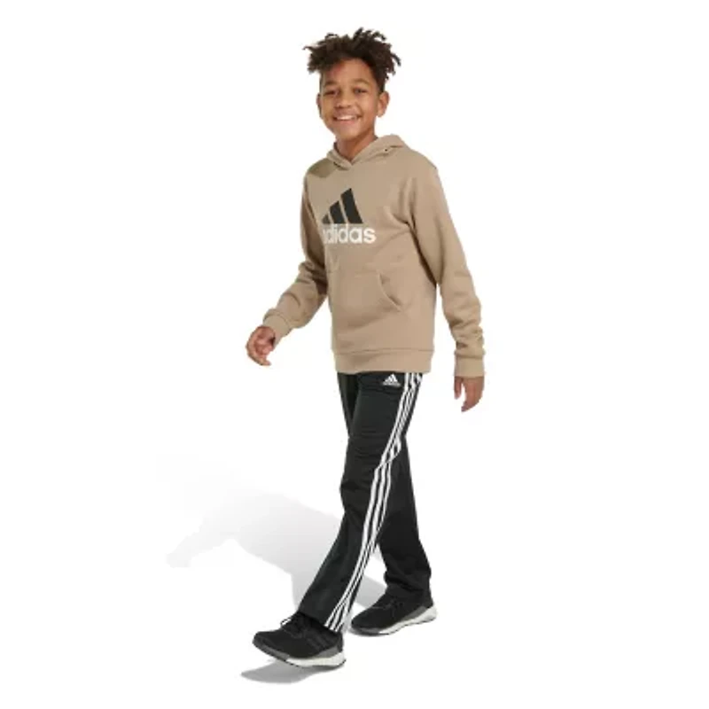 adidas Big Kid Boys Long Sleeve Fleece Active Hoodie