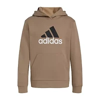 adidas Big Kid Boys Long Sleeve Fleece Active Hoodie