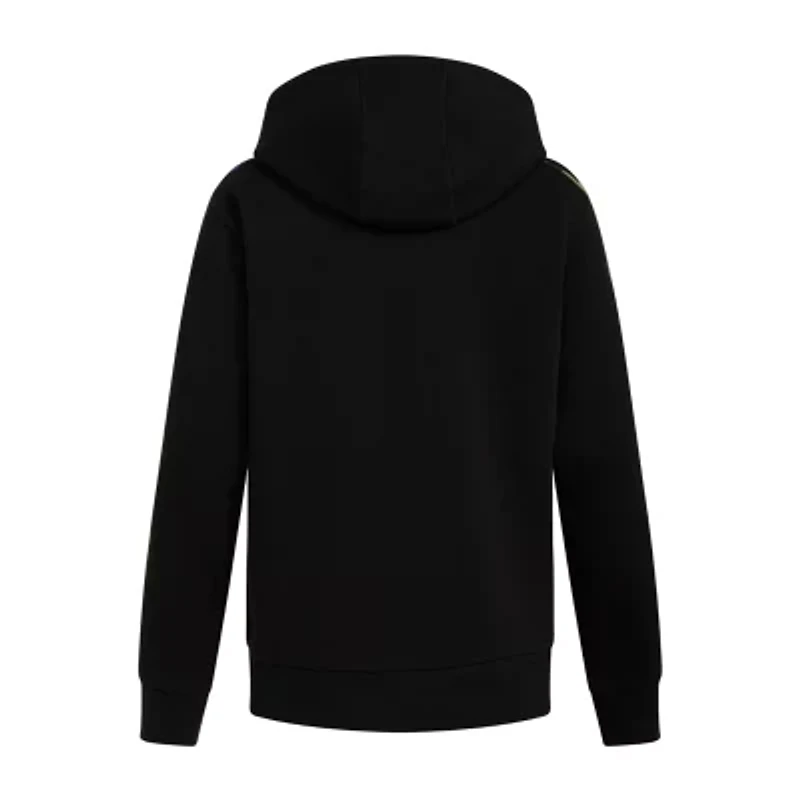 adidas Big Kid Boys Long Sleeve Embroidered Fleece Active Hoodie