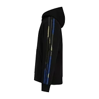 adidas Big Kid Boys Long Sleeve Embroidered Fleece Active Hoodie