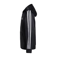 adidas Big Kid Boys Fleece Hooded Midweight Jacket