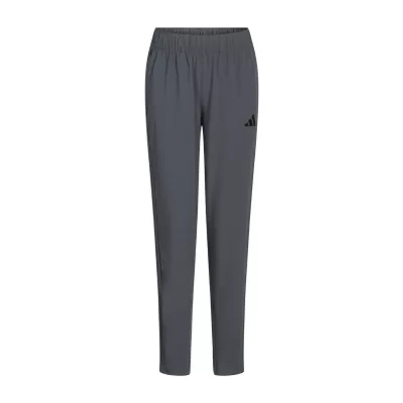 adidas Big Kid Boys Mid Rise Tapered Drawstring Pant