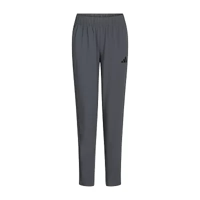 adidas Big Kid Boys Mid Rise Tapered Drawstring Pant