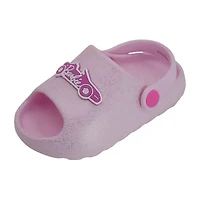 Toddler Girls Barbie Cloud Slide Sandals