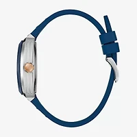 Bulova Maquina Mens Automatic Blue Strap Watch 98a318
