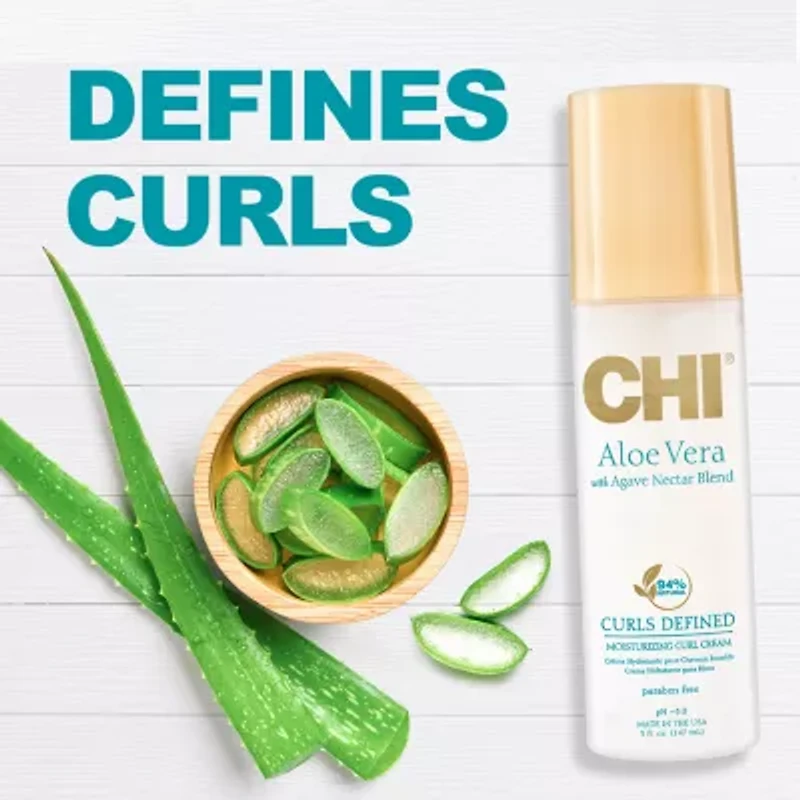 Chi Styling Aloe Vera With Agave Moisturizing Curl Hair Cream 5 oz.