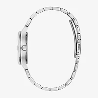Caravelle Designed By Bulova Womens Silver Tone Stainless Steel Bracelet Watch 43m124