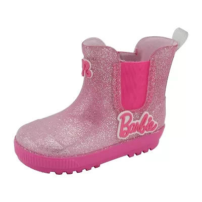 Toddler Girls Barbie Flat Heel Rain Boots