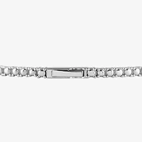(G / Si1-Si2) Womens 2 CT. T.W. Lab Grown White Diamond Sterling Silver Bangle Bracelet