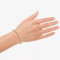 (G / Si1-Si2) Womens 2 CT. T.W. Lab Grown White Diamond Sterling Silver Tennis Bracelet