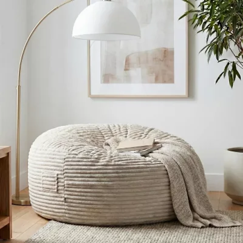 Sealy® Bala Corduroy Memory Foam Bean Bag Chair