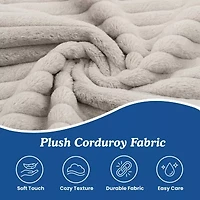 Sealy® Bala Corduroy Memory Foam Bean Bag Chair